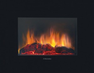 Șemineu electric Electrolux EFP/W-1100ULS Black
