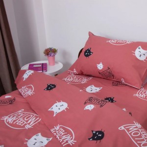 Подростковое постельное бельё "Soft Dreams" 145 x 210 см Kitten Red