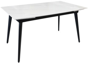 Masă extensibilă DP Elara 140/200x90 cm Ceramic White XSS03