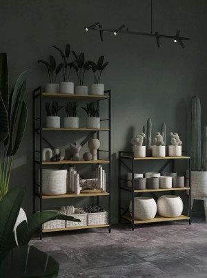 Стеллаж Nex Loft 110 Anthracite/Oak Artisan