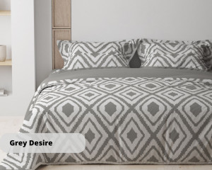 Set de lenjerie pentru pat Relaxe Home Soft Dreams 200 x 220 cm Grey/White