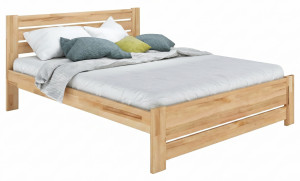 Pat din lemn KLEN Karoline 180 x 200 cm Natural
