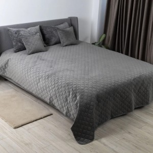 Покрывало TEP VELOUR 220 x 240 см Grey