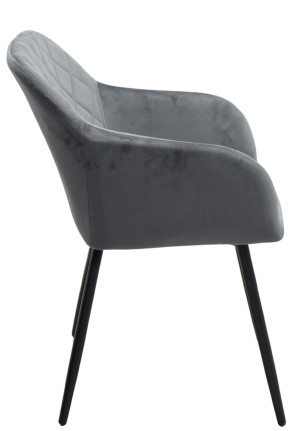 Scaun pentru bucătărie DP Loper Dark Grey (HRL 21)+Black Legs