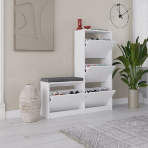 Pantofar Hanah Home Dude White
