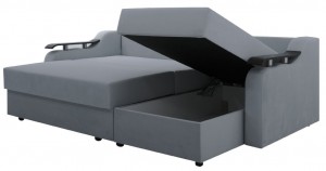 Угловой диван Model I Dark Grey