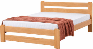 Pat din lemn Mebel Lev LIRA 180 x 200 cm Natural