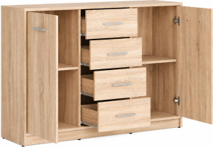Comoda Yasen Nepo 2D4S Sonoma Oak