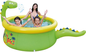 Piscină pentru copii cu fântână SunClub Dinosaur 3D Spray (17786) 