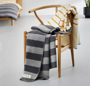 Cuvertura Blanket Oliver 150 x 200 cm Grey/Yellow