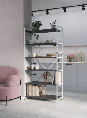 Стеллаж Nex Loft 170 White/Anthracite