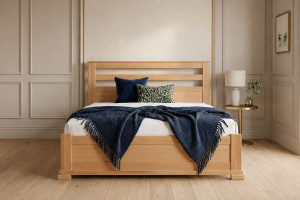 Деревянная кровать Mebel Lev LORD 140 x 200 см Натуральный