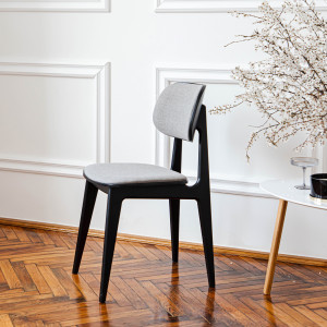 Scaun pentru bucătărie DP Lula Stofa Rush 93+Black legs