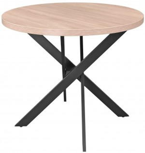 Кухонный стол DP Torino Rondo Sonoma/Black