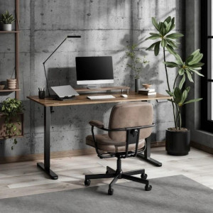 Masă gaming Sense7 Nojo Light 140 x 70 cm Dark Brown