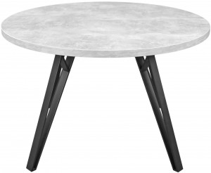 Masă de bucătărie DP Tokyo Rondo 130x130x75 cm Beton/Black