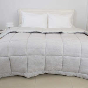 Одеяло TEP Teddy 200 x 210 cm Light Grey