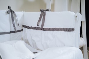Детское постельное белье из 8 предметов Perna Mea Renaissance Grey