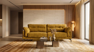 Canapea dreaptă extensibilă Amberg Silk Ape 10