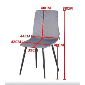 Scaun pentru bucătărie Xenos William Light Grey