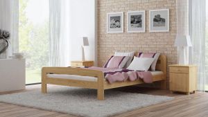 Деревянная кровать MM Клавдия 90 x 200 см Beige