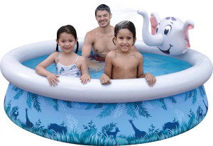 Piscină pentru copii cu fântână SunClub Elephant 3D Spray (17821) 