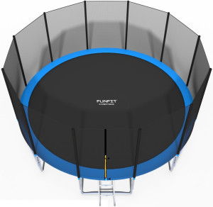 Батут FunFit 842 Black/Blue