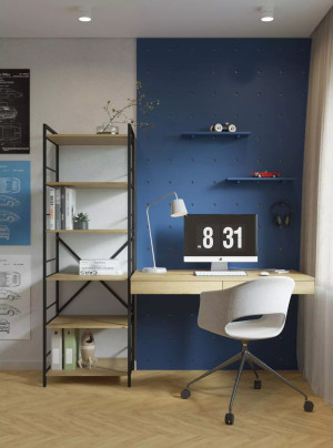 Стеллаж Nex Loft 110 Anthracite/Oak Artisan