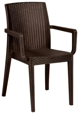 Scaun pentru casă de vară Siena Arm Brown
