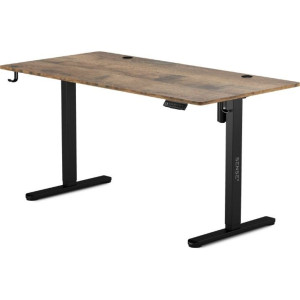 Masă gaming Sense7 Nojo 140 x 70 cm Black Oak