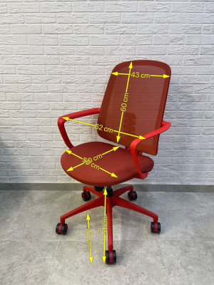 Fotoliu de birou ART Como-DHX2 Red