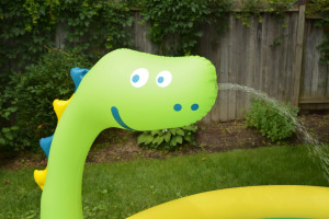 Piscină pentru copii cu fântână SunClub Dinosaur 3D Spray (17786) 