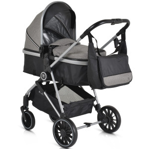 Cărucior 2 în 1 transformabil Moni Kali Grey