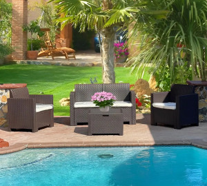 Набор садовой мебели Bica Nebraska 2 Brown