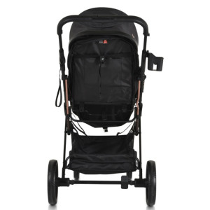 Cărucior 2 în 1 transformabil Moni Raffaelo Black