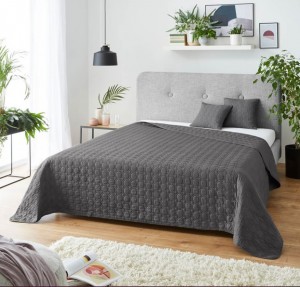 Cuvertura Blanket Nancy 220x250 cm Dark Grey