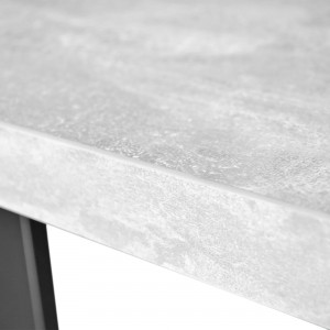 Masă de bucătărie DP Hana 180x90 cm Beton/Black