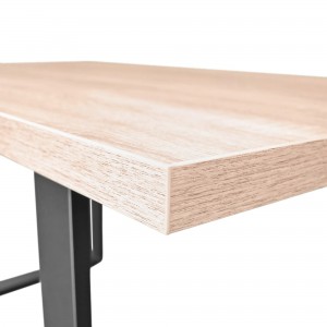Masă de bucătărie DP Hana 150x80 cm Sonoma/Black
