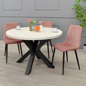 Masă de bucătărie DP Kleo 1200 Catifelat/Black