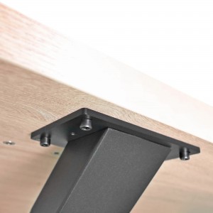 Кухонный стол DP Onix 150x80x75 см Sonoma/Black