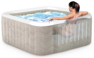 Jacuzzi Intex Chevron Deluxe Square Bubble 193 x 71 cm 