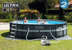 Piscină Intex Ultra XTR Frame, cadru metalic 549×132 cm 