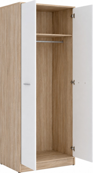 Dulap Yasen Nepo SZF2D Sonoma Oak/Pure White