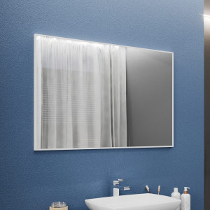 Oglindă simplă Bayro Modern Î 120 x 80 cm White