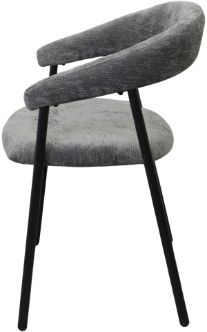Стул для кухни DP Leto Grey (DAVIS-VIBE-95) + Black Legs