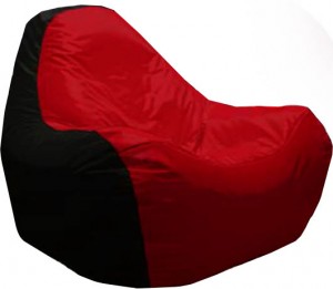 Кресло-мешок Relaxtime Hi-Poly Medium Red/Black