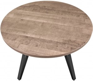 Masă de bucătărie DP Tokyo Rondo 130x130x75 cm Colonial/Black