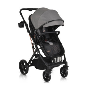 Cărucior 2 în 1 transformabil Moni Raffaelo Grey