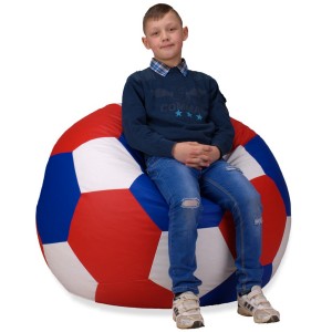 Fotoliu sac Bean Bag Minge Eco 2XL Red/Blue/White