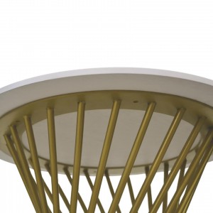 Masă de cafea DP Felicia Cleaf Beige/Gold